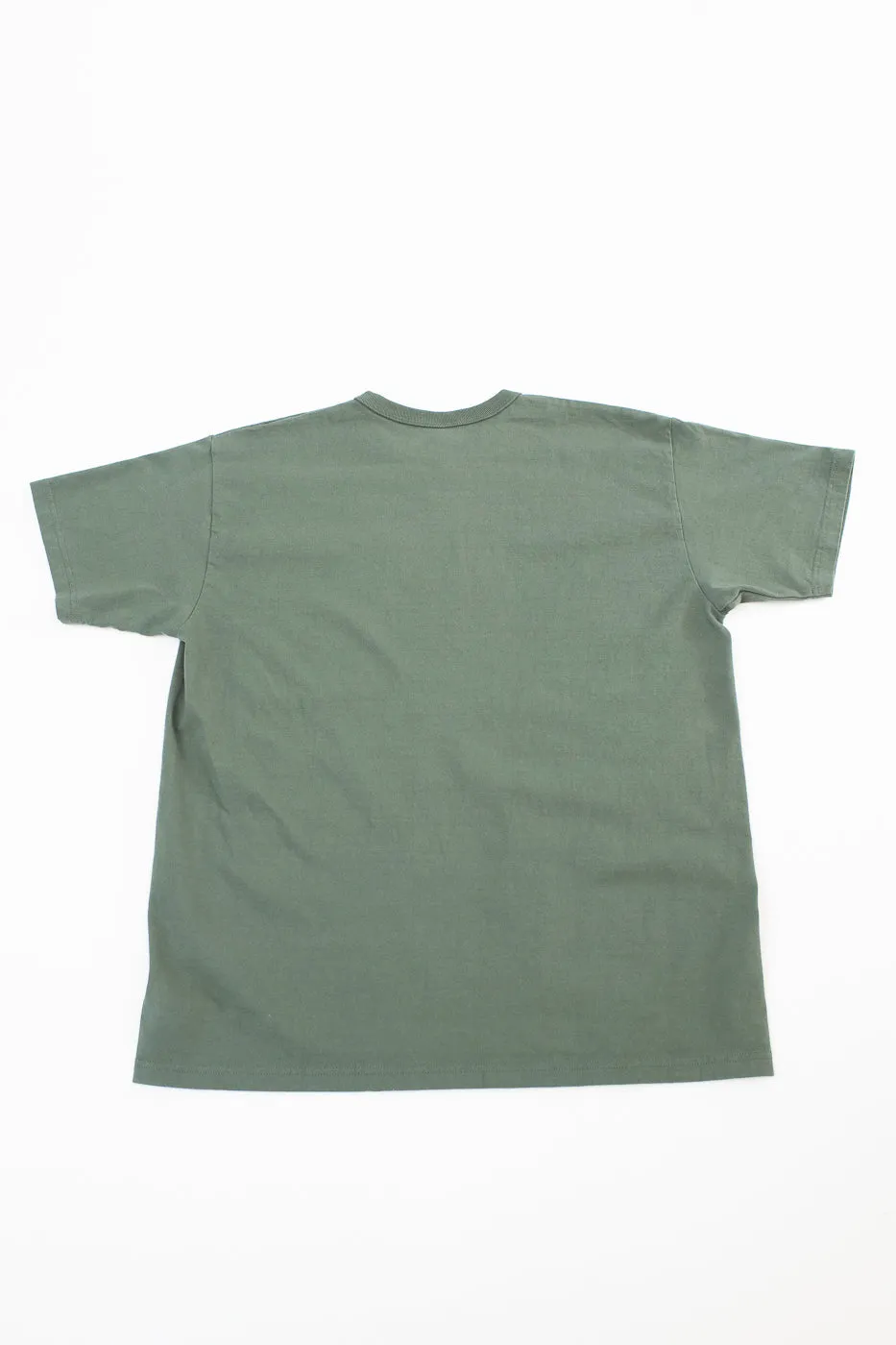 SJST-ML - Heavyweight Plain T-Shirt  - Moss Green