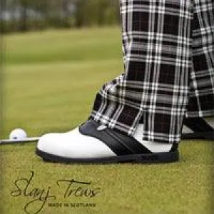 Slanj Trews Tartan Pants Thomson Modern Camel W30 L31