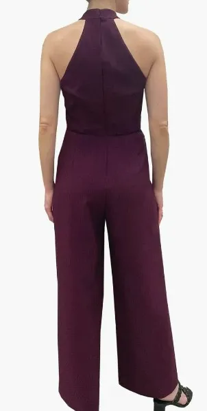 Sleeveless Halter Neck Jumpsuit