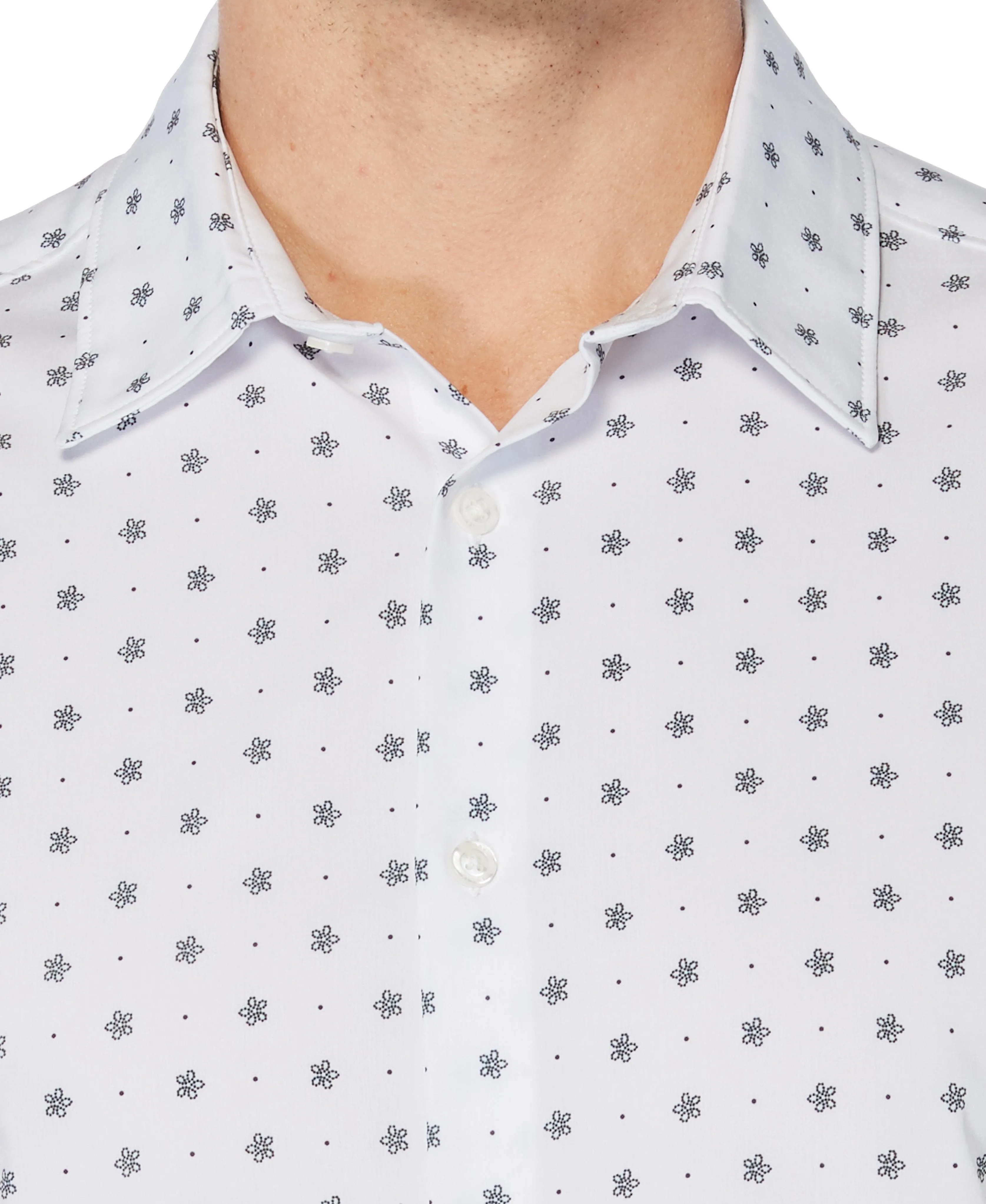 Slim Fit Floral Graphic Shirt