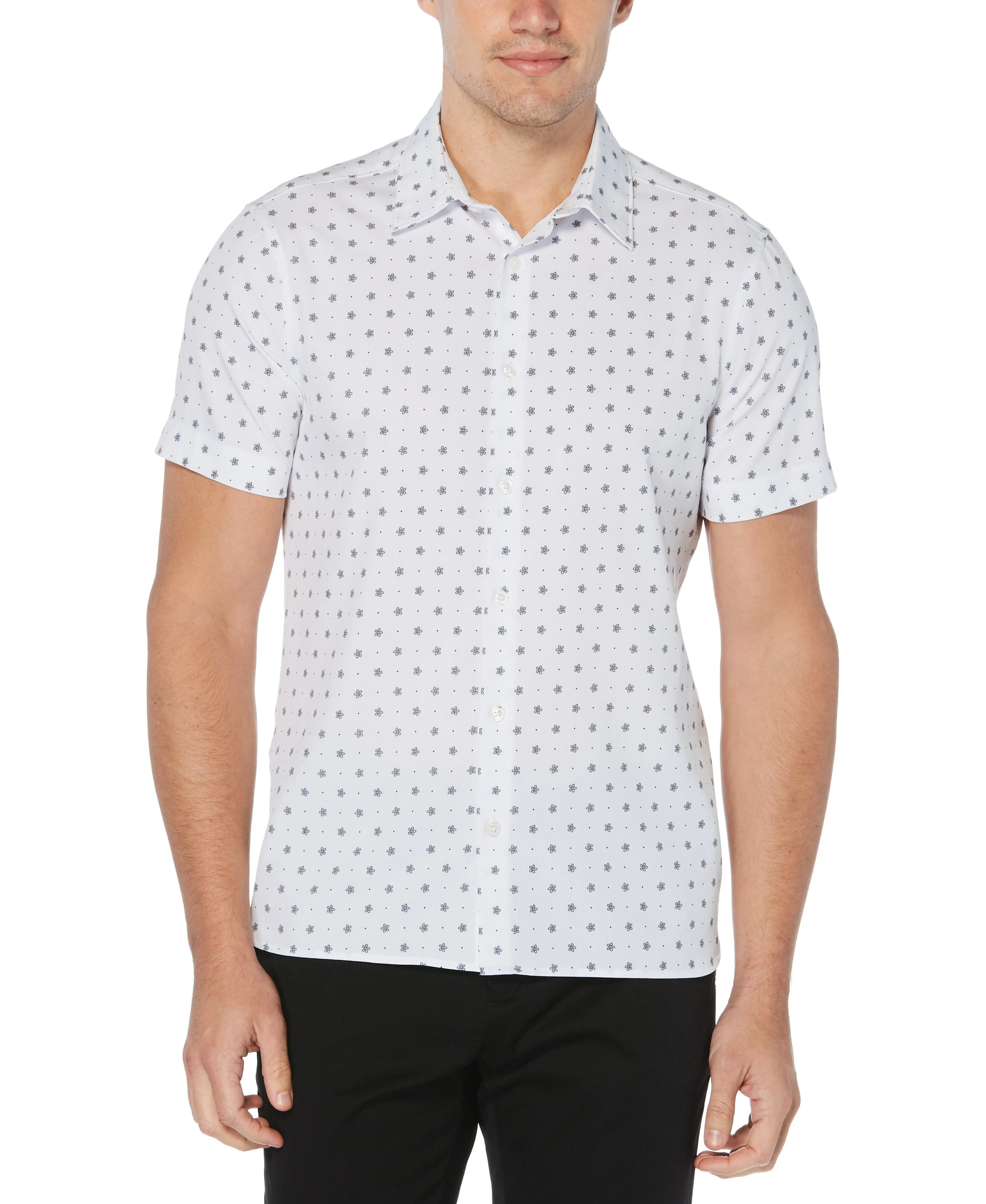 Slim Fit Floral Graphic Shirt