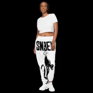 Snake Track Pants with Water-Resistant Fabric & Zip Pockets