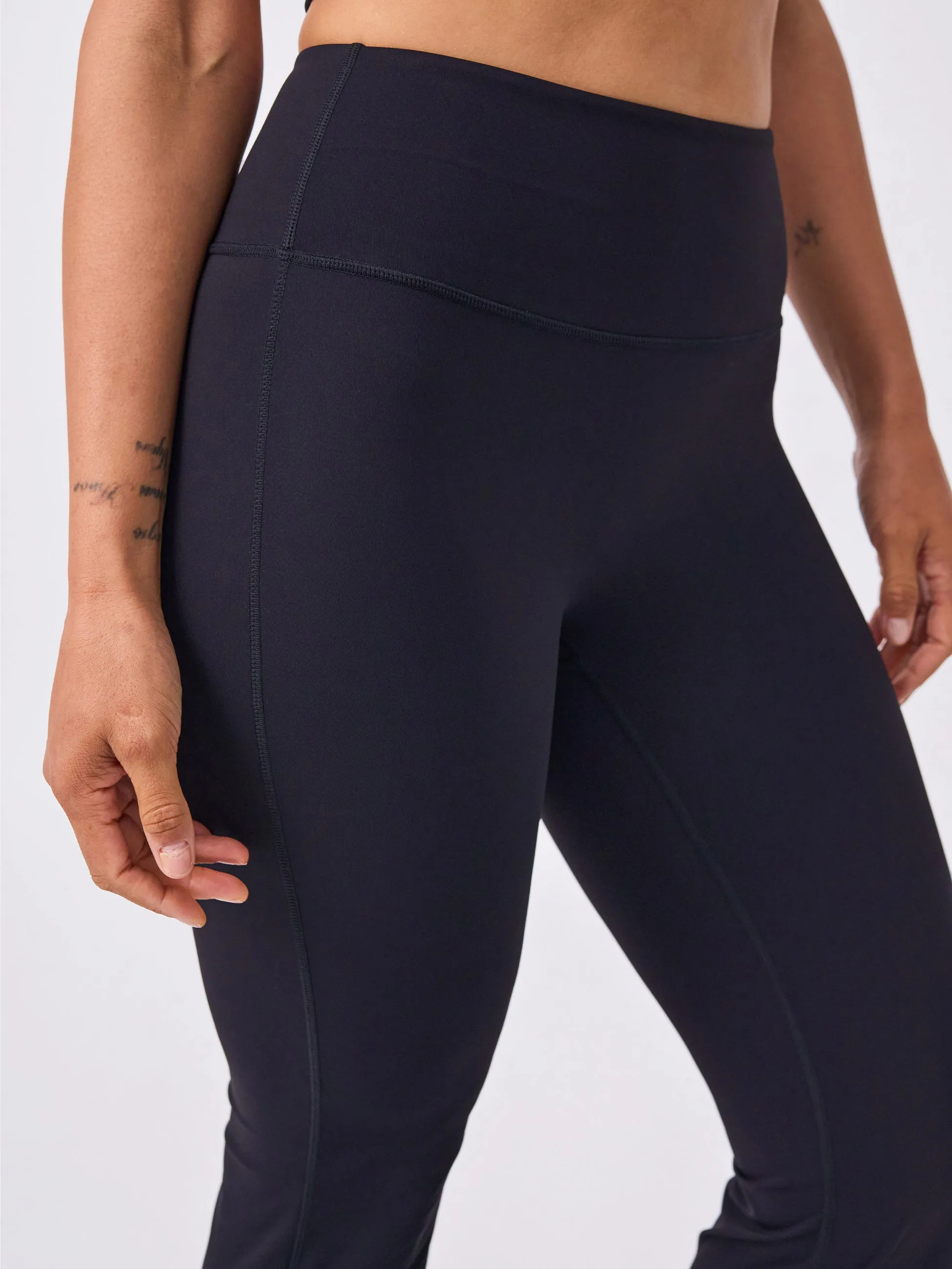 Soft Touch Flare Legging - Black