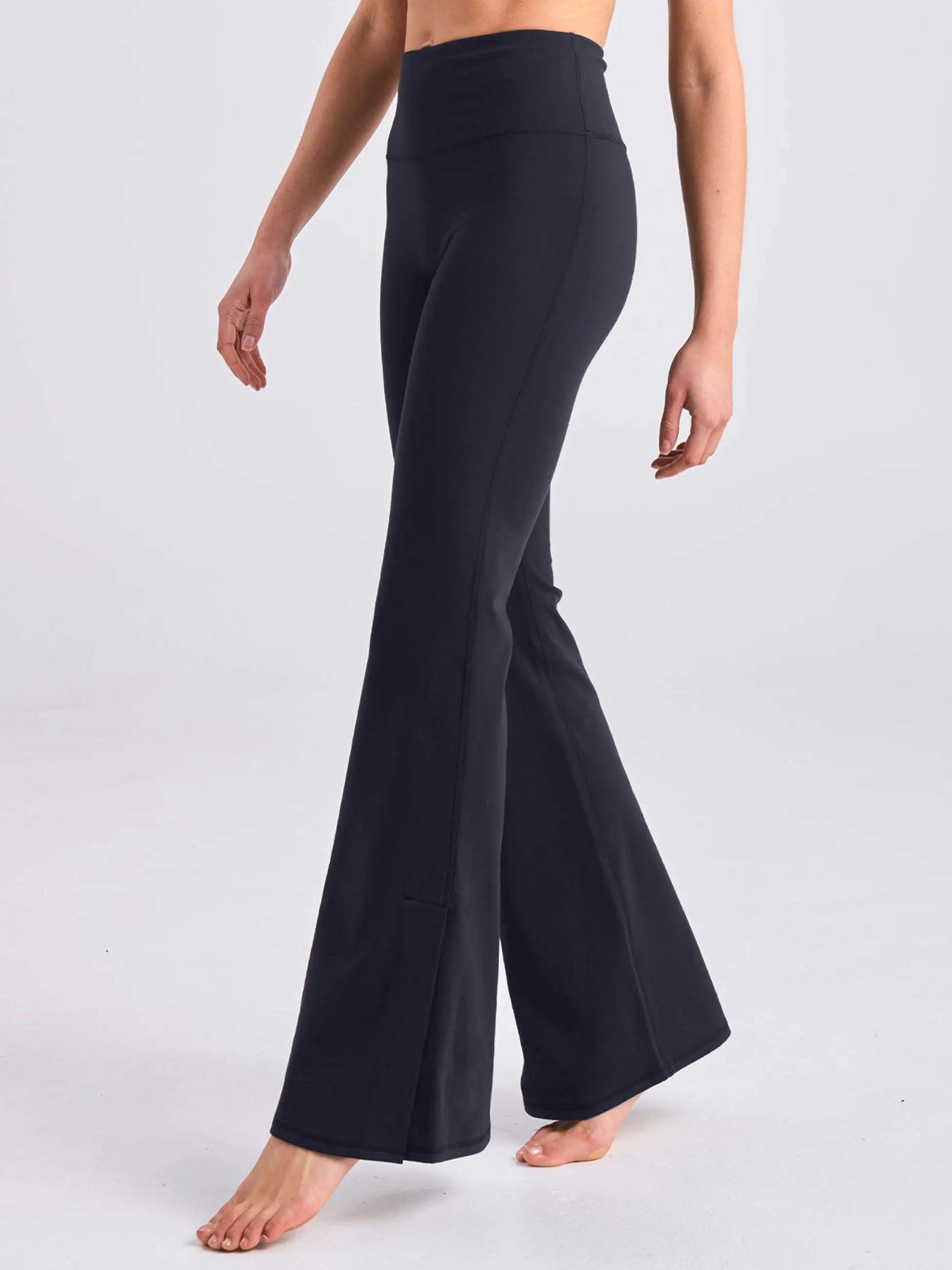 Soft Touch Flare Legging - Black