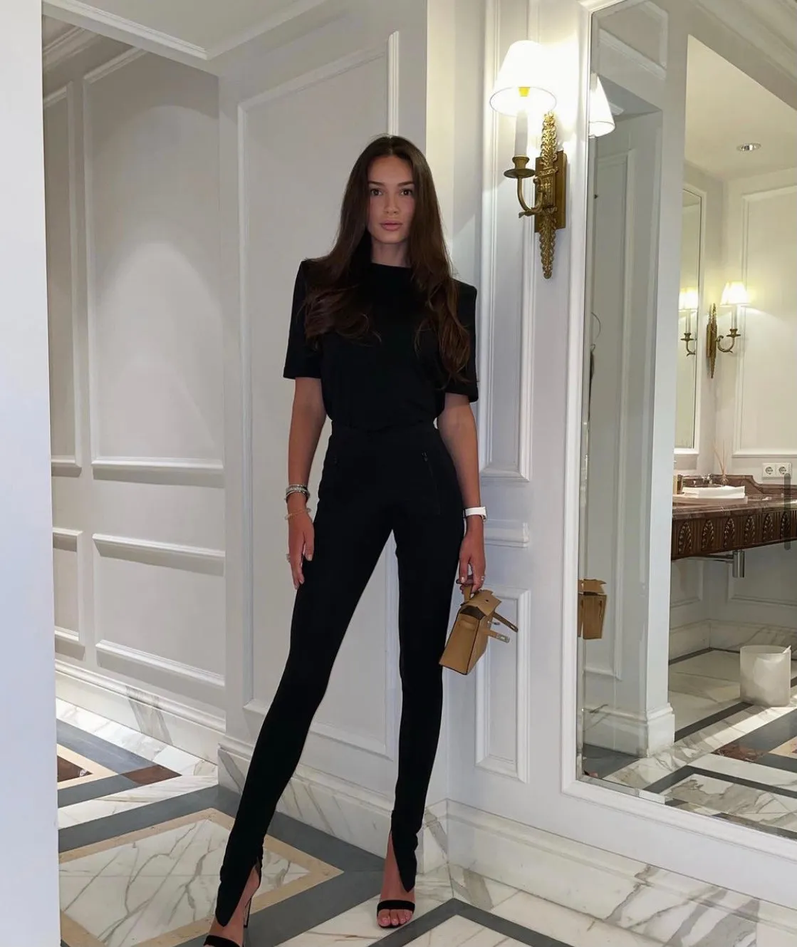 Soft Towelling Side Zip Leggings