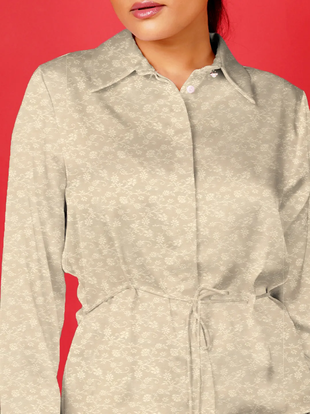 Solid Classic Collared Shirt