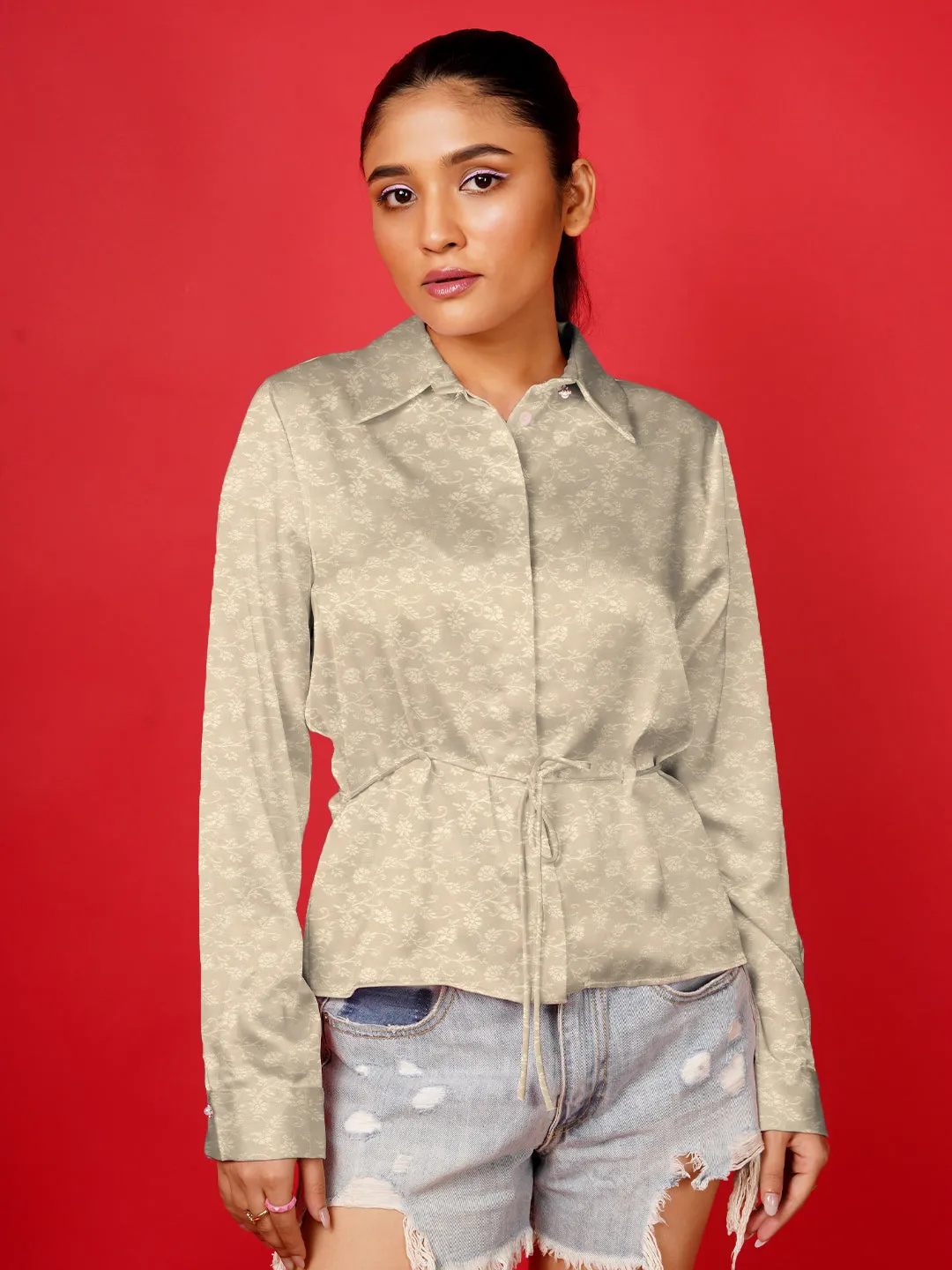 Solid Classic Collared Shirt