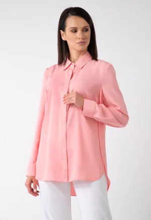 Solid Shirt With Side Flap