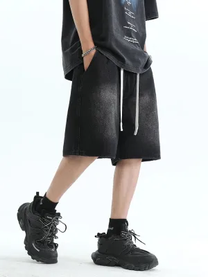 Sommer Baggy Hip-Hop Denim Shorts