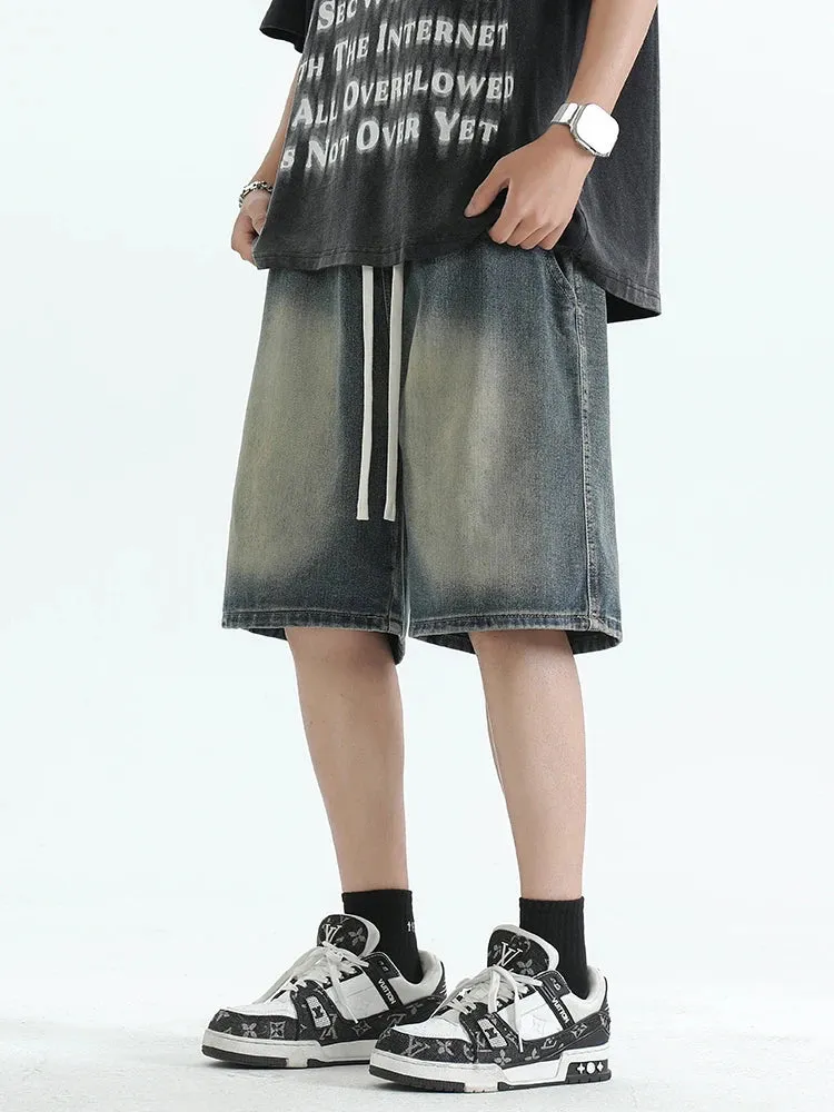 Sommer Baggy Hip-Hop Denim Shorts