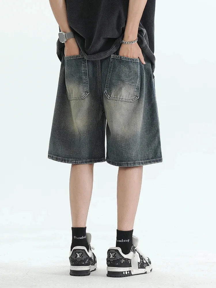 Sommer Baggy Hip-Hop Denim Shorts