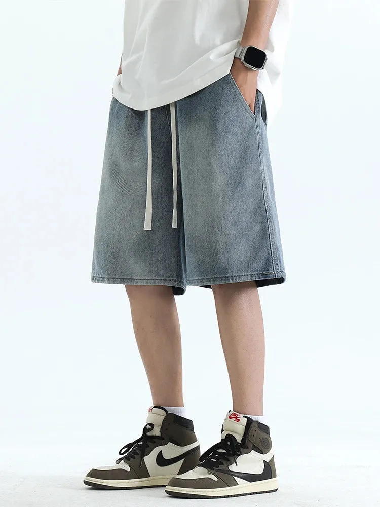 Sommer Baggy Hip-Hop Denim Shorts