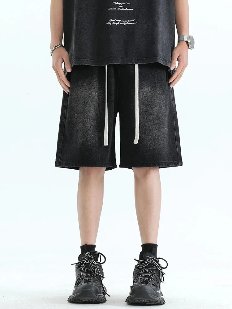 Sommer Baggy Hip-Hop Denim Shorts