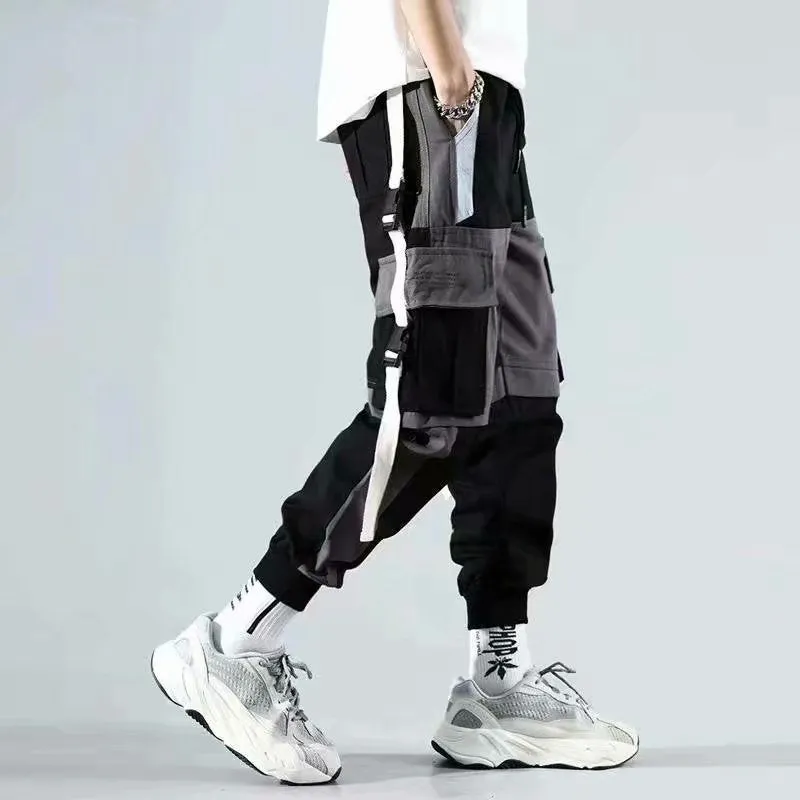 Spliced  cuffed overalls-D326 | Inspanda