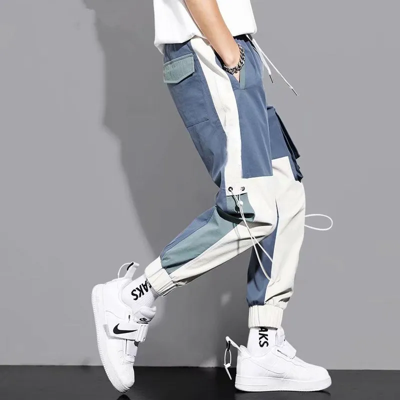 Spliced  cuffed overalls-D326 | Inspanda