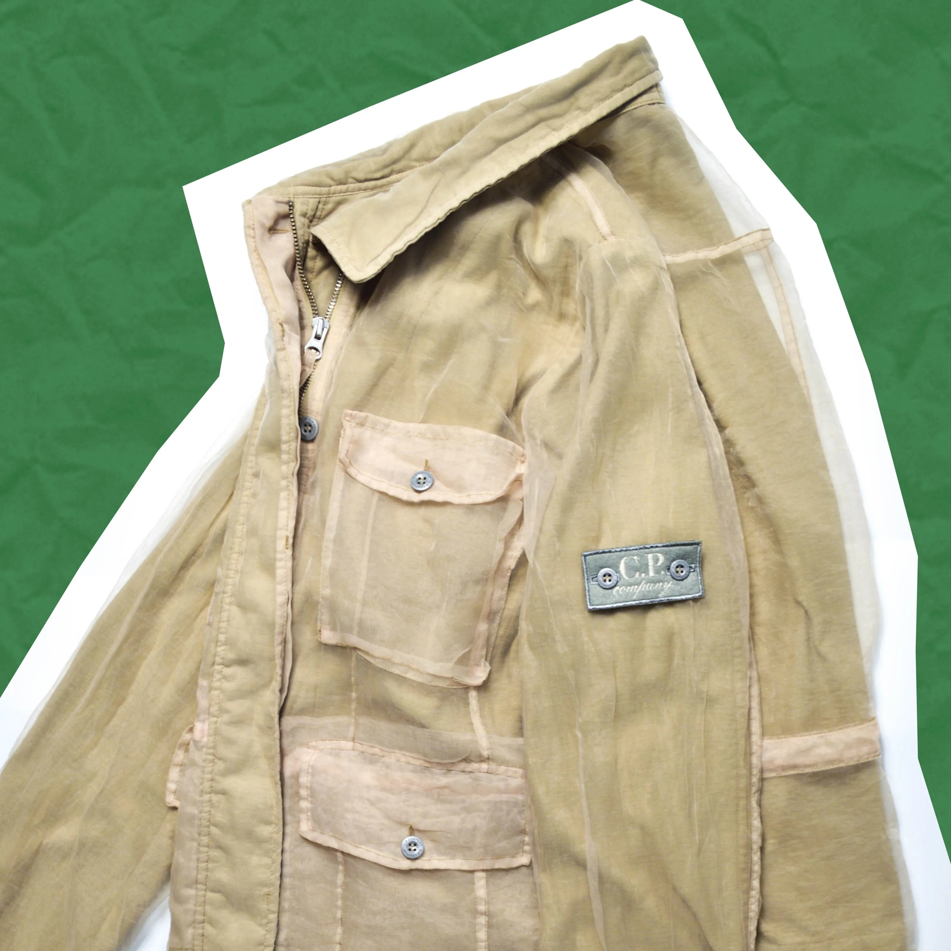 SS06 Monofilament Style / Mesh Layered Field Jacket (~S~)