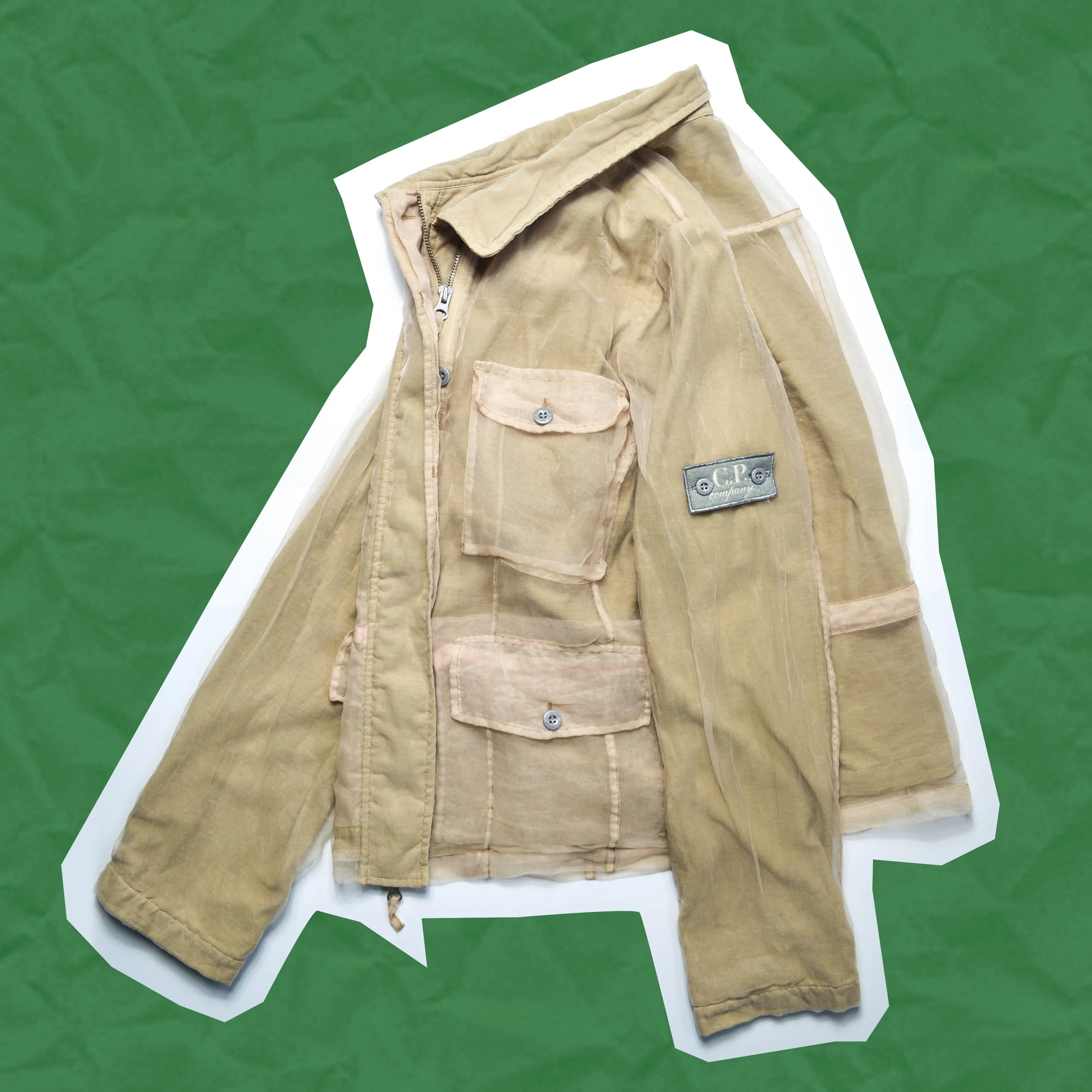 SS06 Monofilament Style / Mesh Layered Field Jacket (~S~)