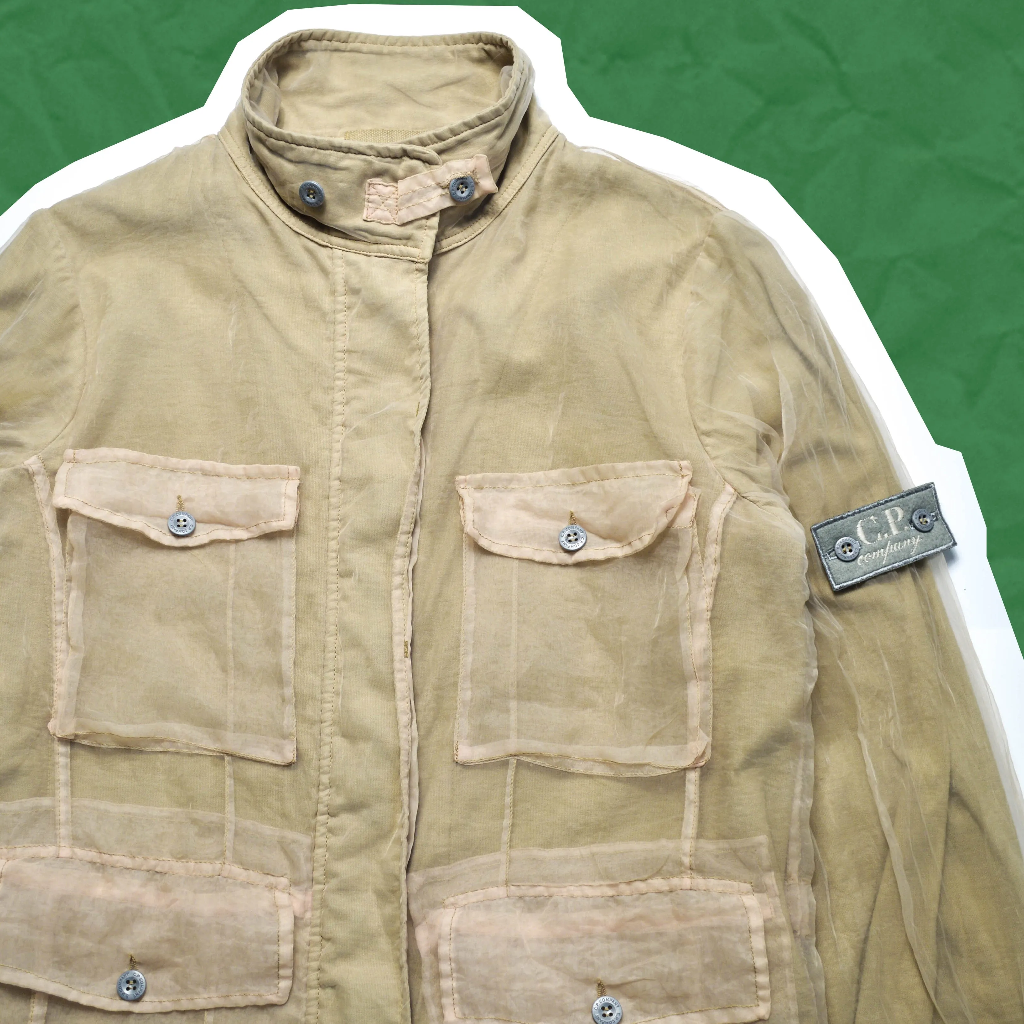 SS06 Monofilament Style / Mesh Layered Field Jacket (~S~)