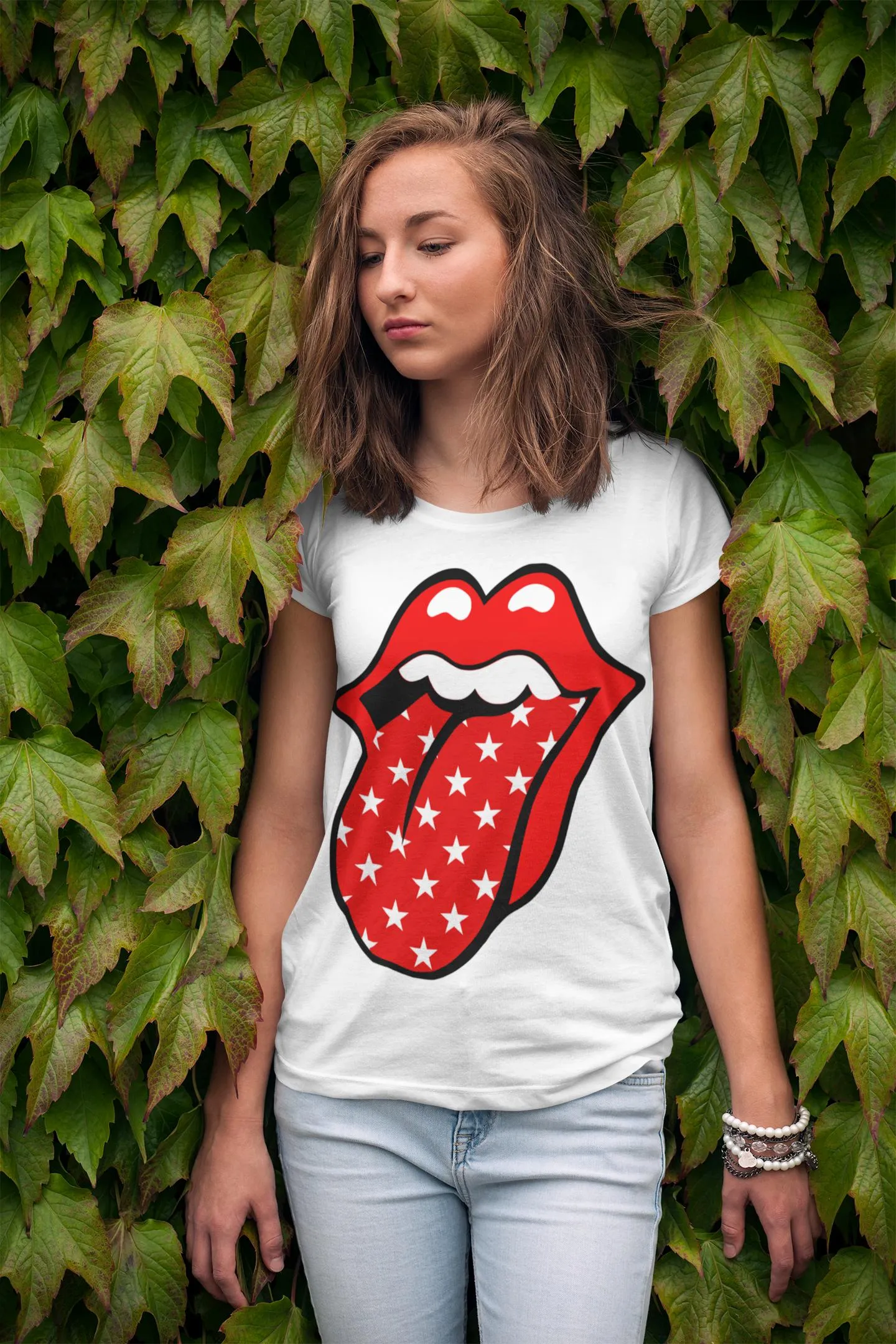 Star-Spangled Bouche Tee