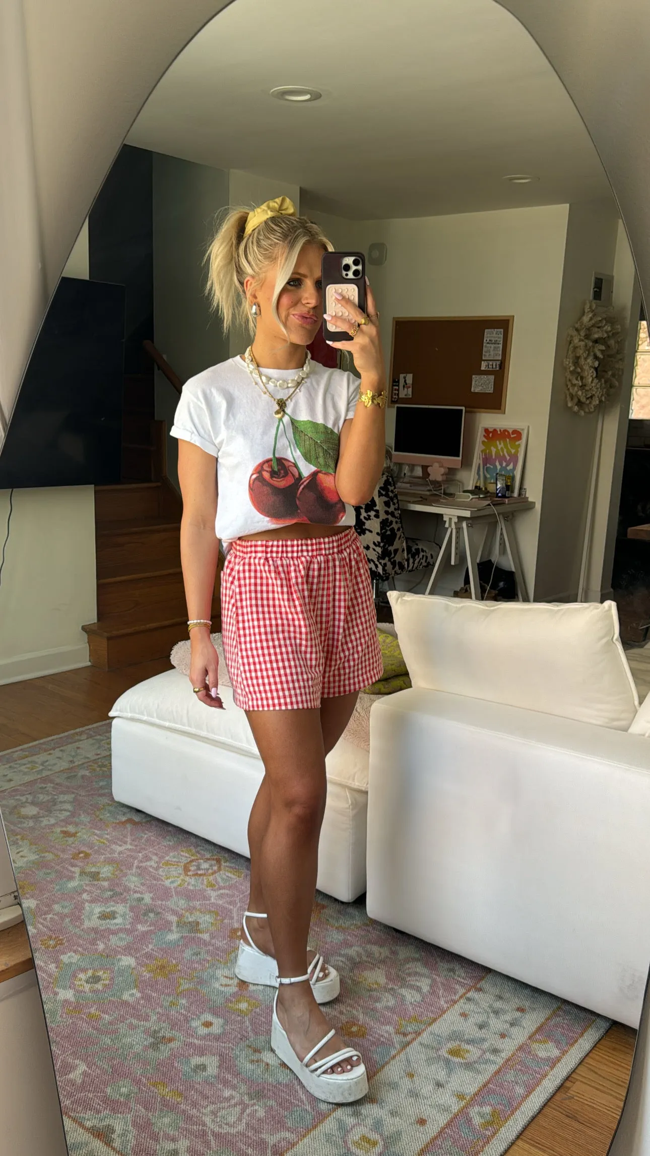 Starry Eyed Shorts // Red *RESTOCKED*