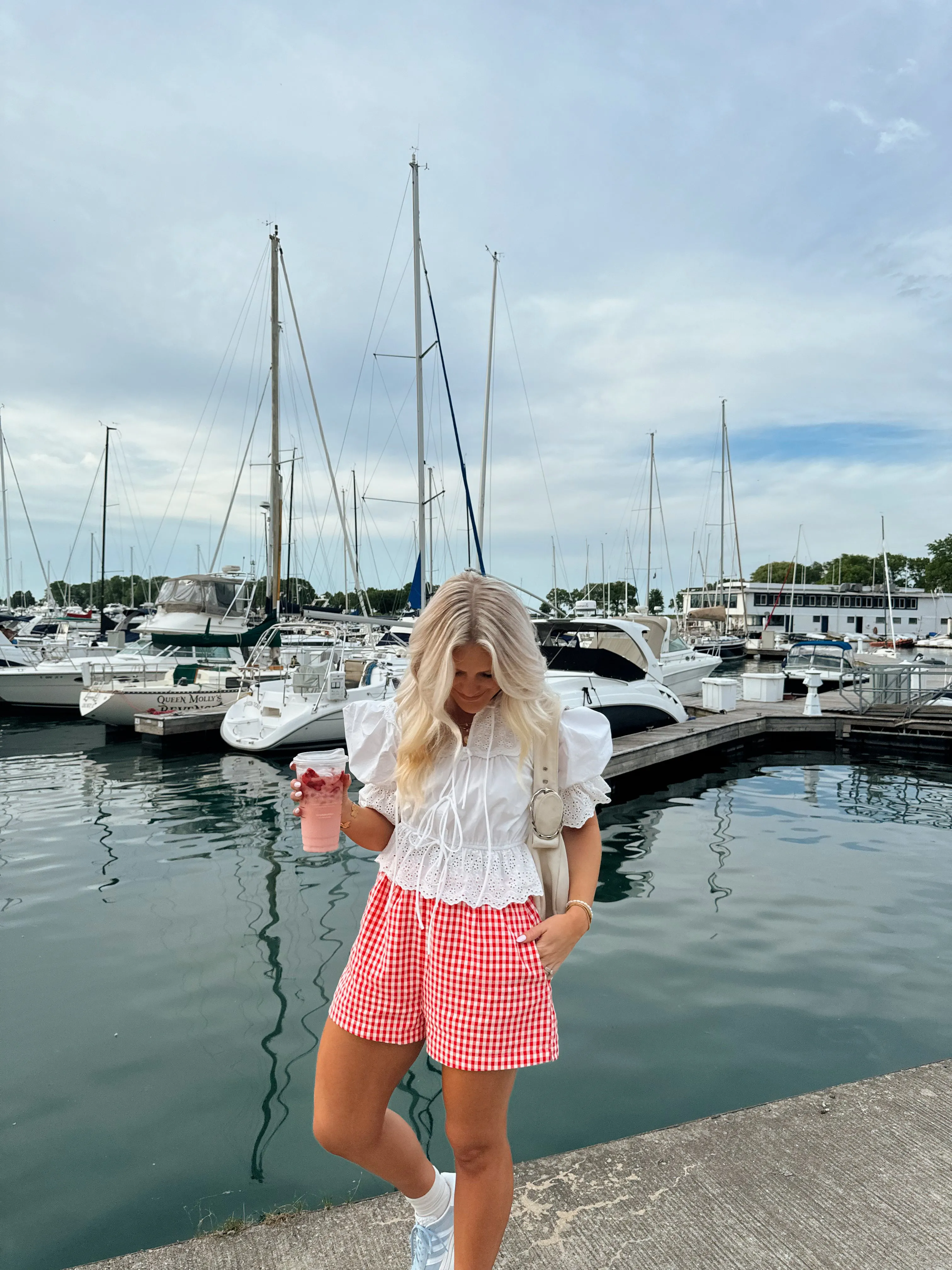 Starry Eyed Shorts // Red *RESTOCKED*