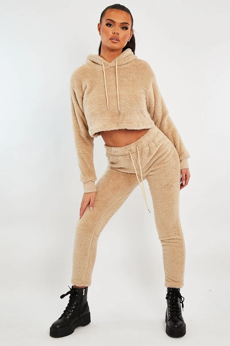 Stone Soft Teddy Leggings - Evani