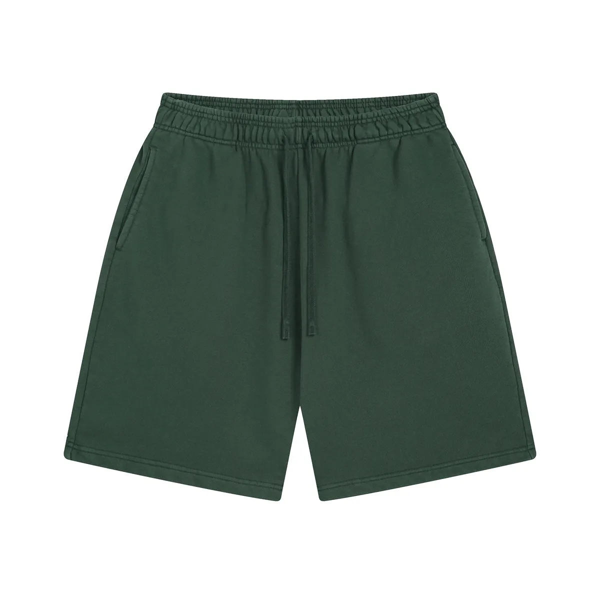 Stone Wash Thick Cotton Shorts