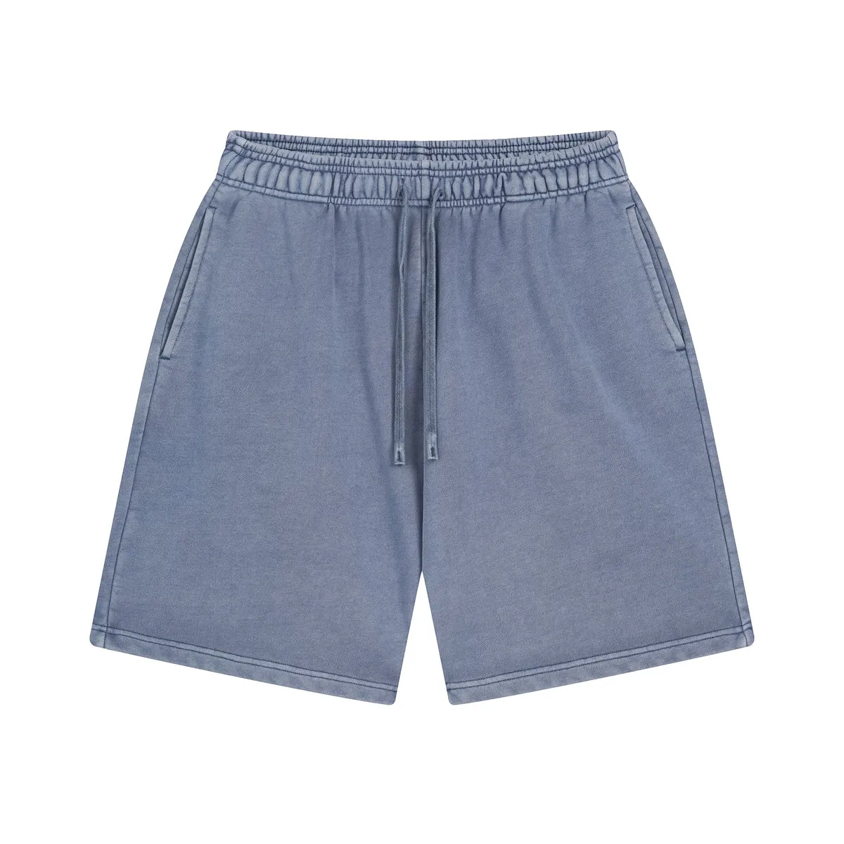 Stone Wash Thick Cotton Shorts