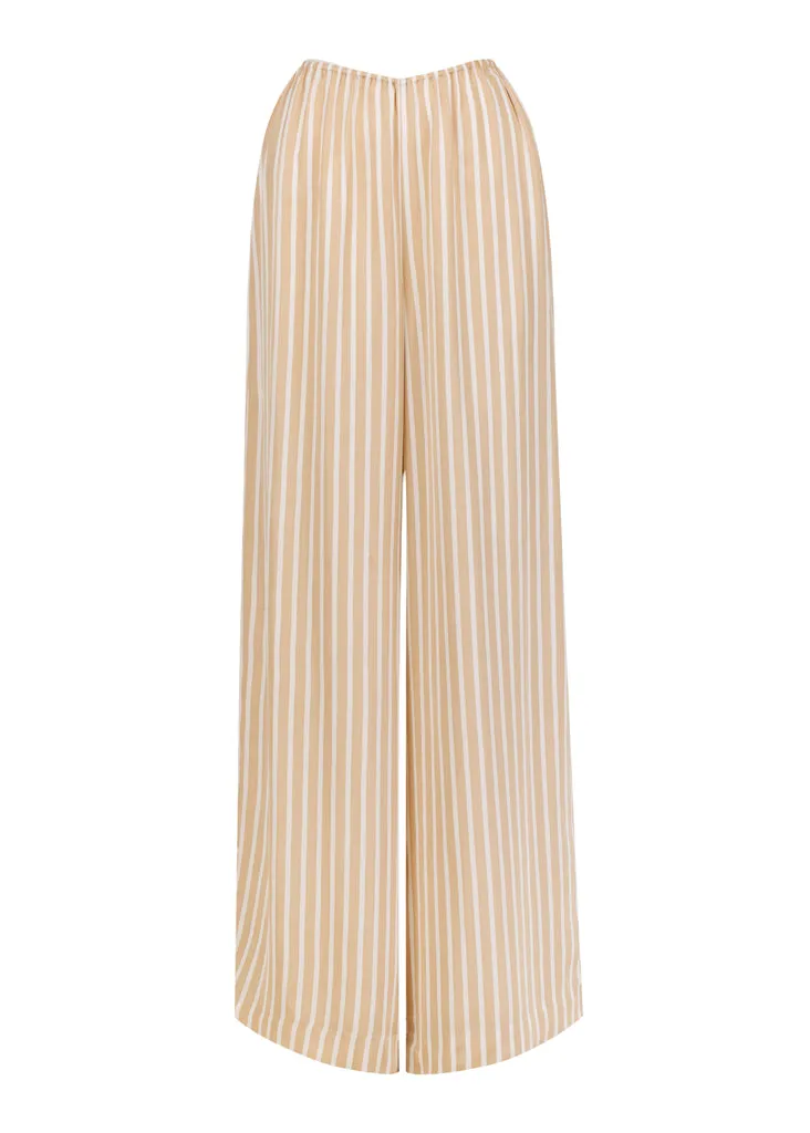 Strapless Midi Top | Relaxed Pant