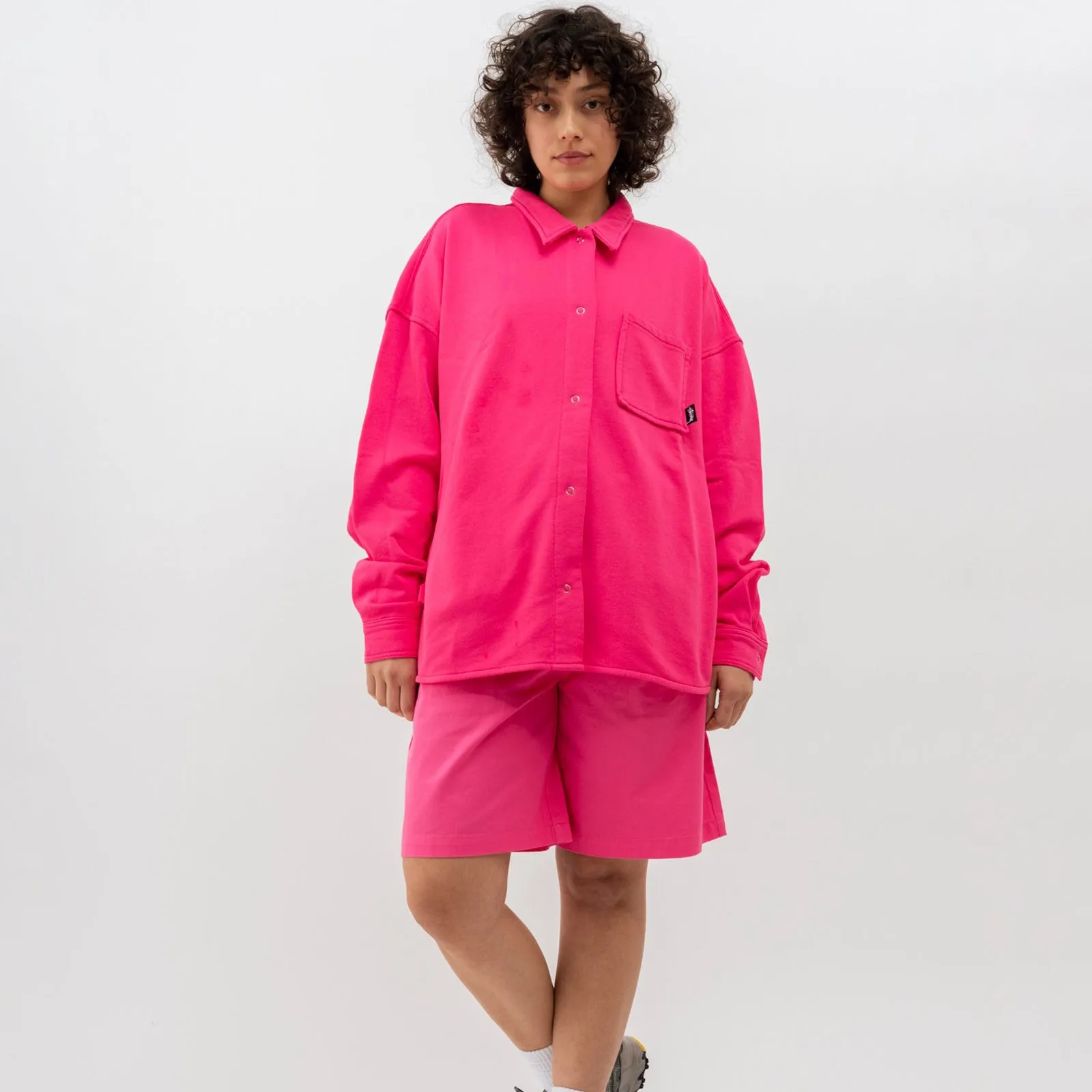 Stussy Womens Lee Baggy Shorts 'Hot Pink'