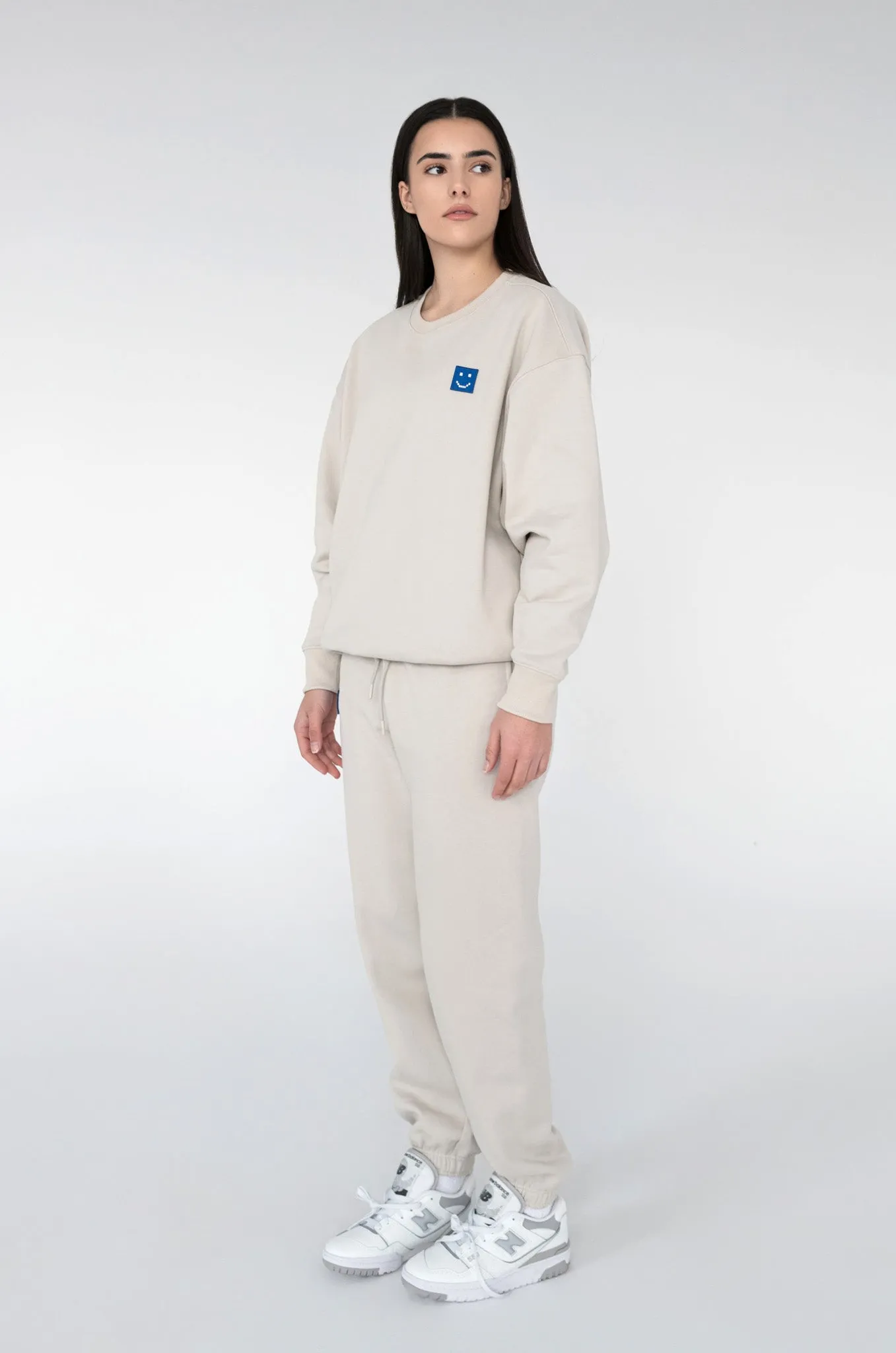 SuperSoft™ Pixel Fog Grey Suit: Sweatshirt & Pants