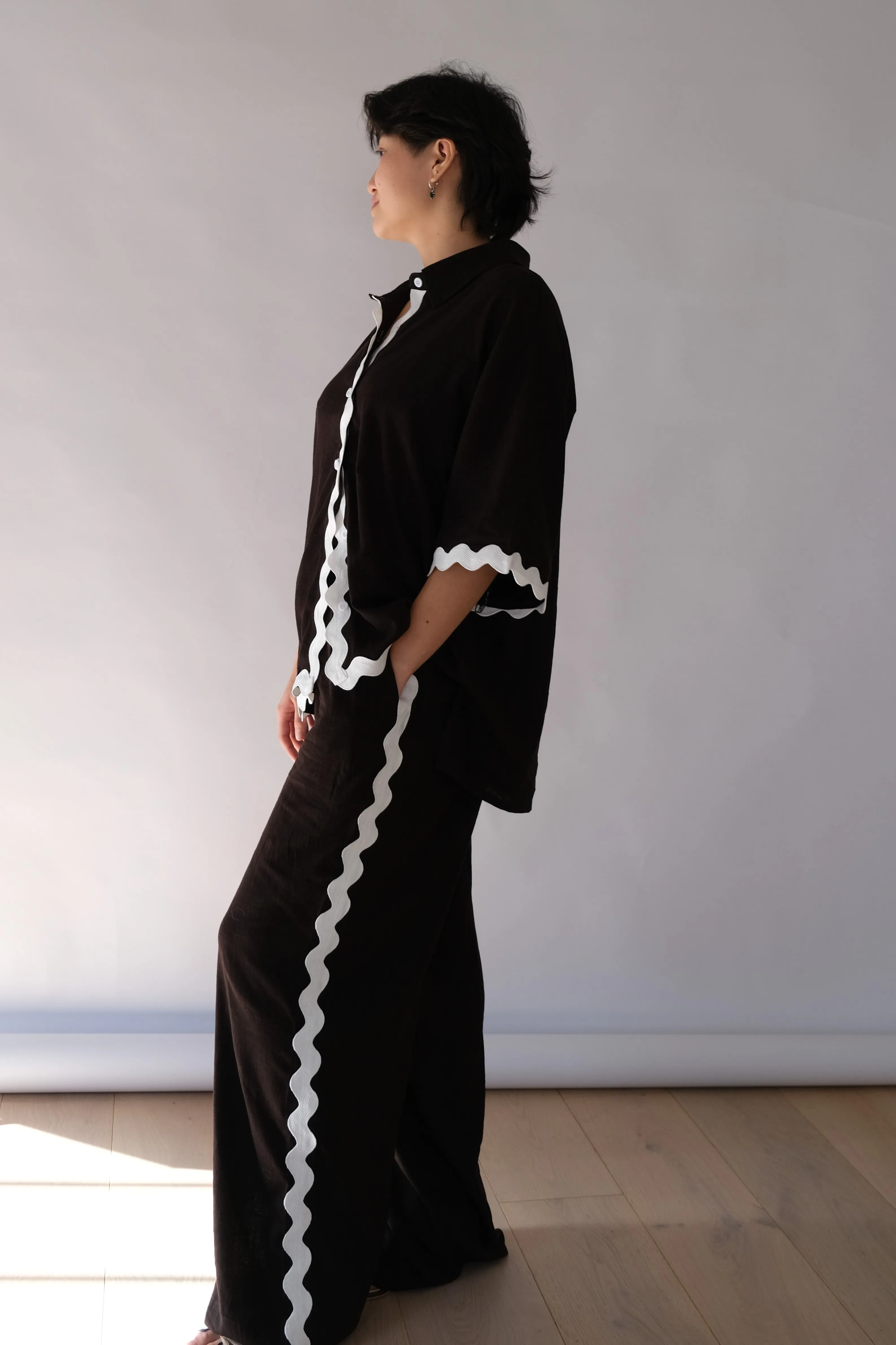 Tanah Monochrome Ric Rac Set