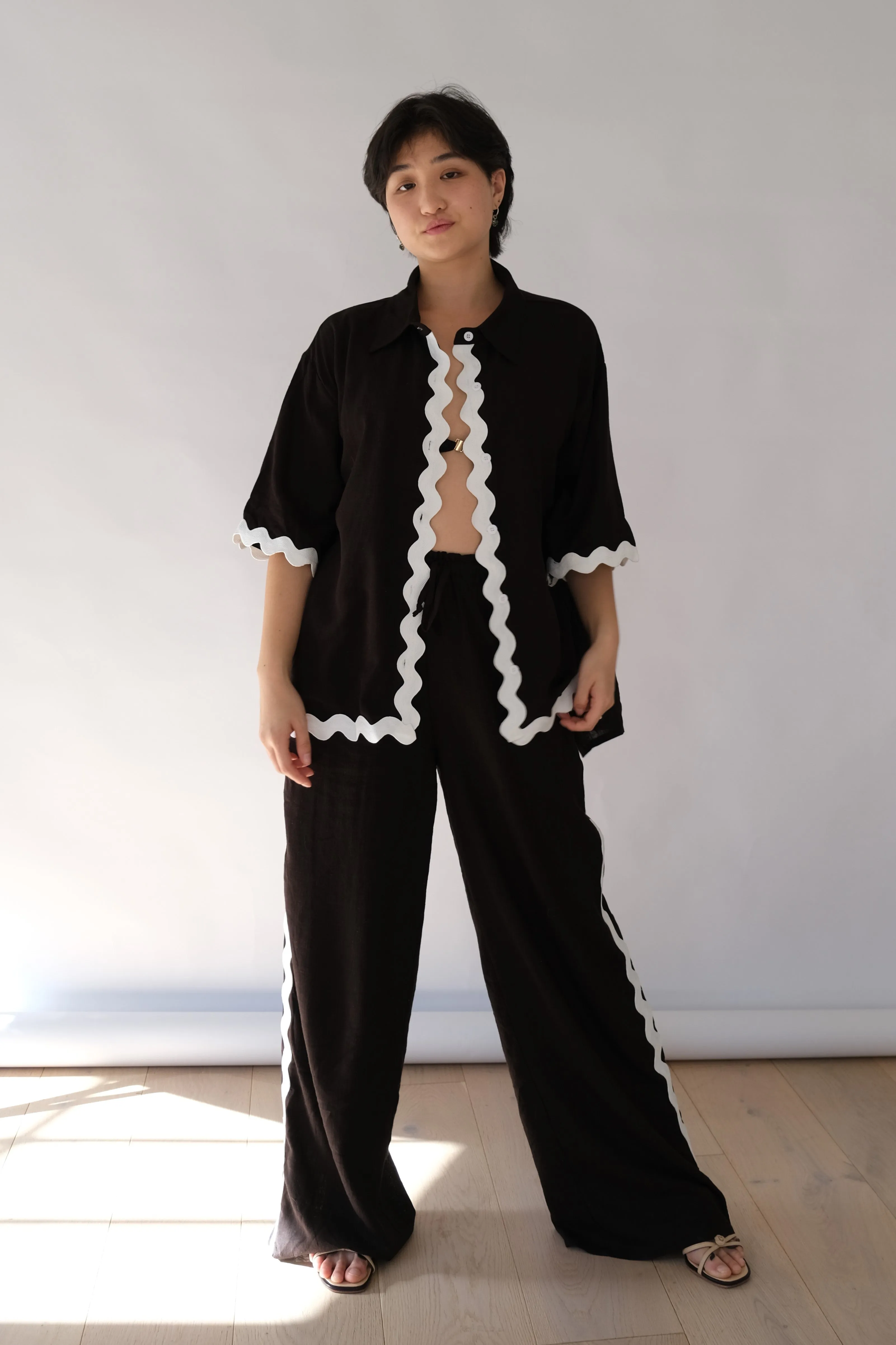 Tanah Monochrome Ric Rac Set