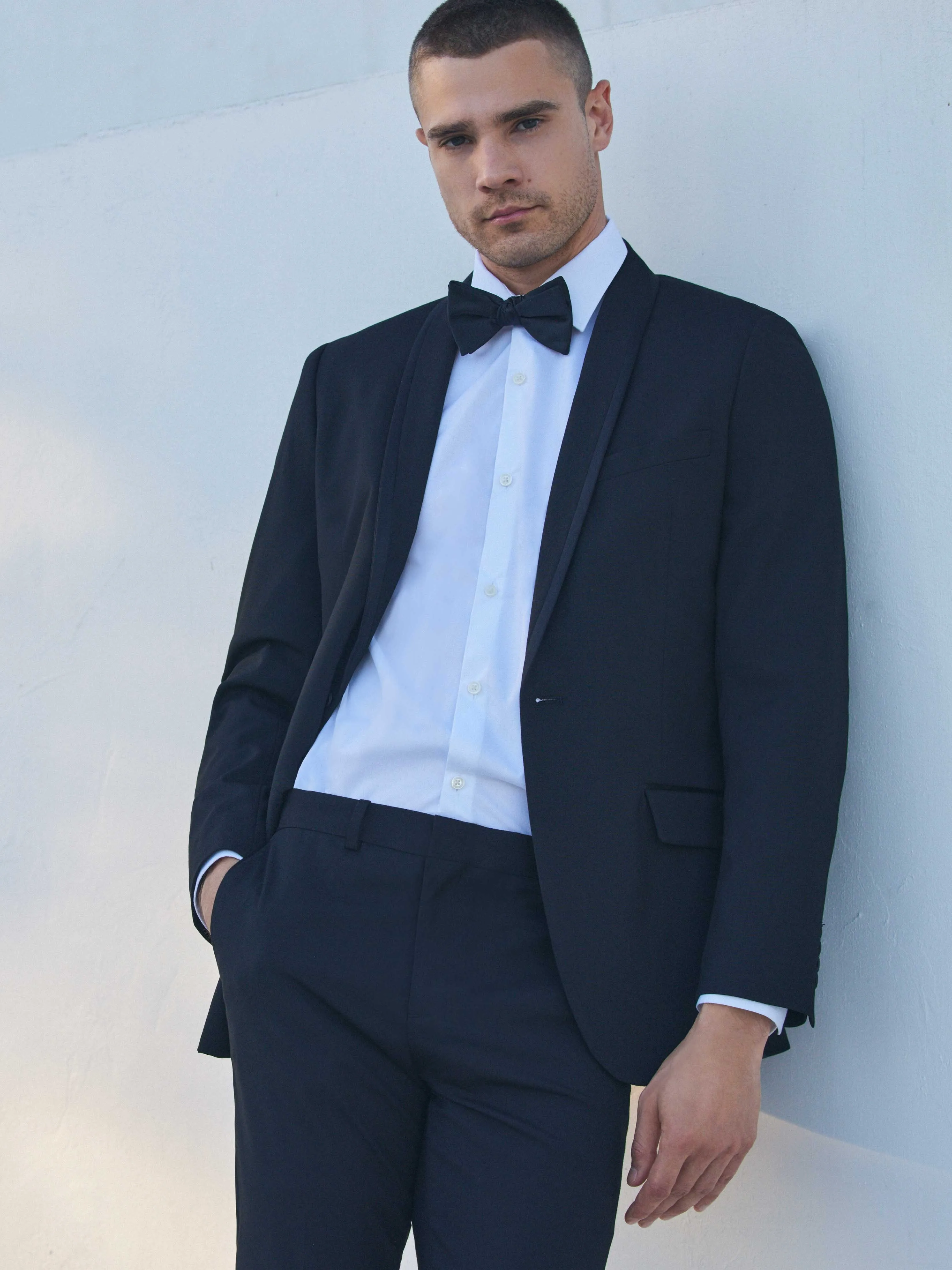 Tech   Stretch Cotton Blend Dress Shirt