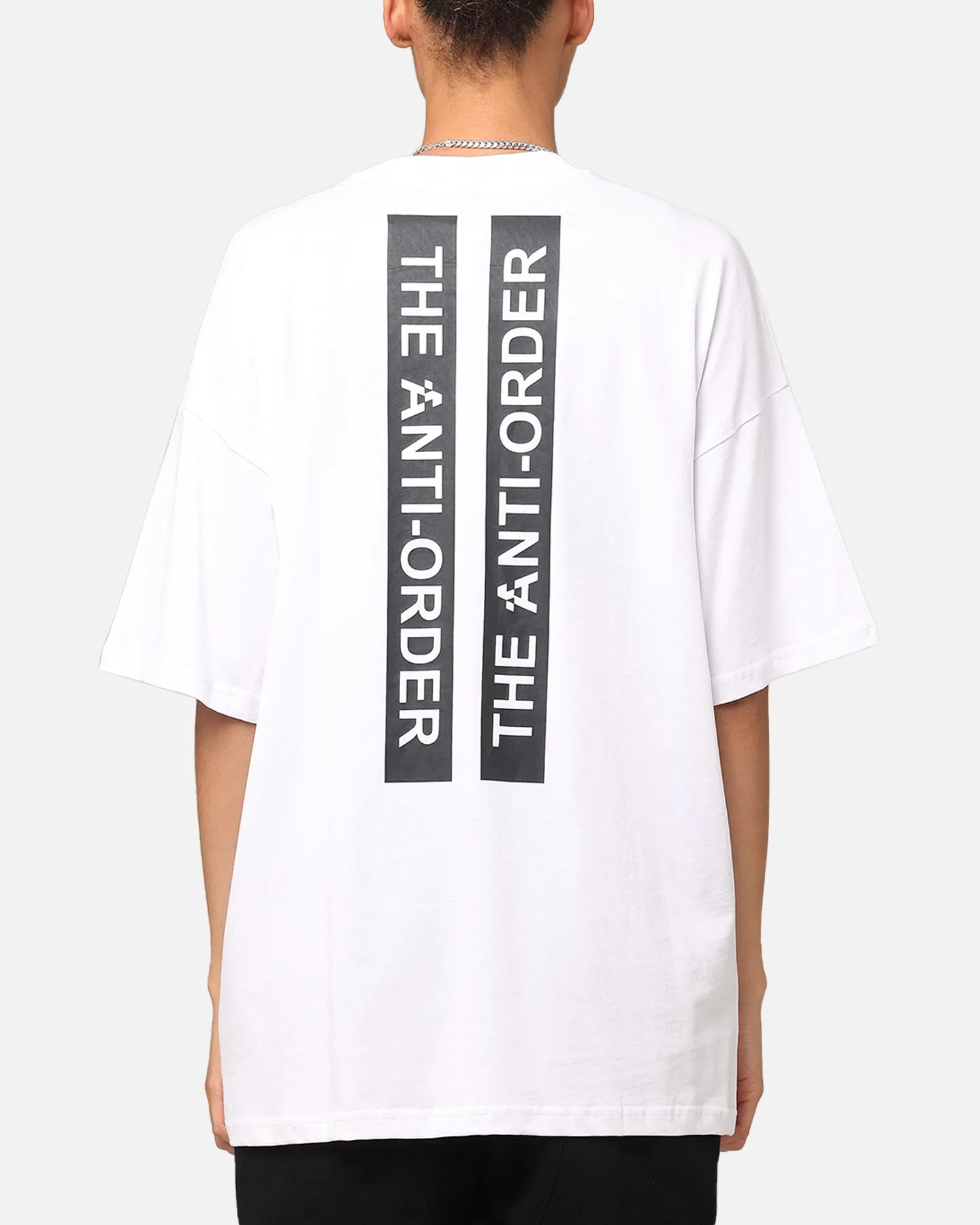 The Anti Order Merch Boxy T-Shirt White/Black