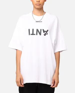 The Anti Order Merch Boxy T-Shirt White/Black