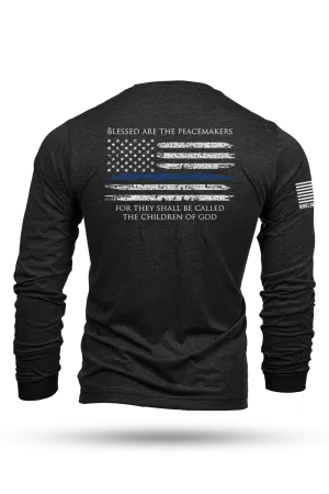 Thin Blue Line - Long-Sleeve T-Shirt