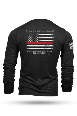 Thin Red Line - Long-Sleeve T-Shirt