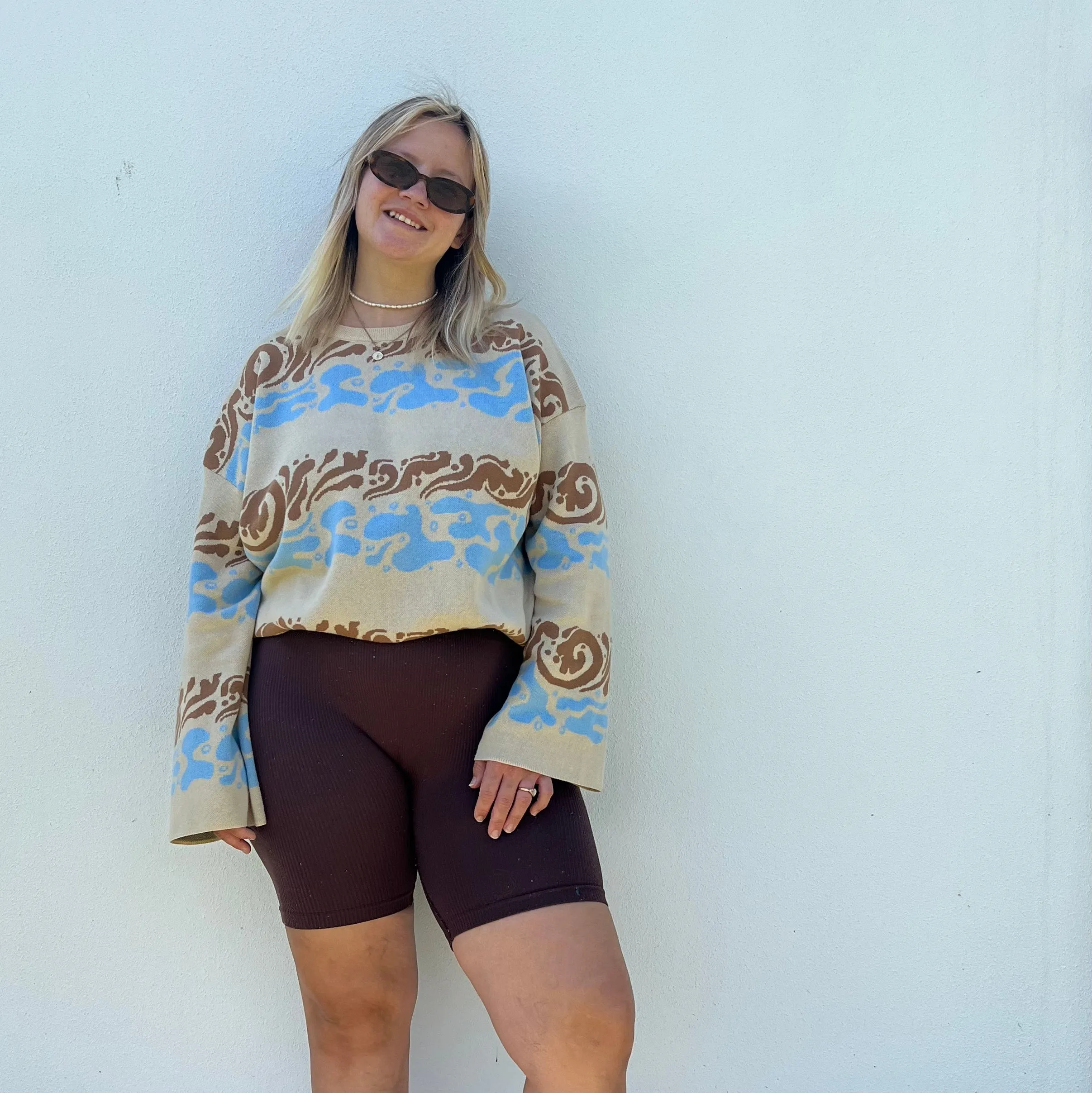 Tidal knit top
