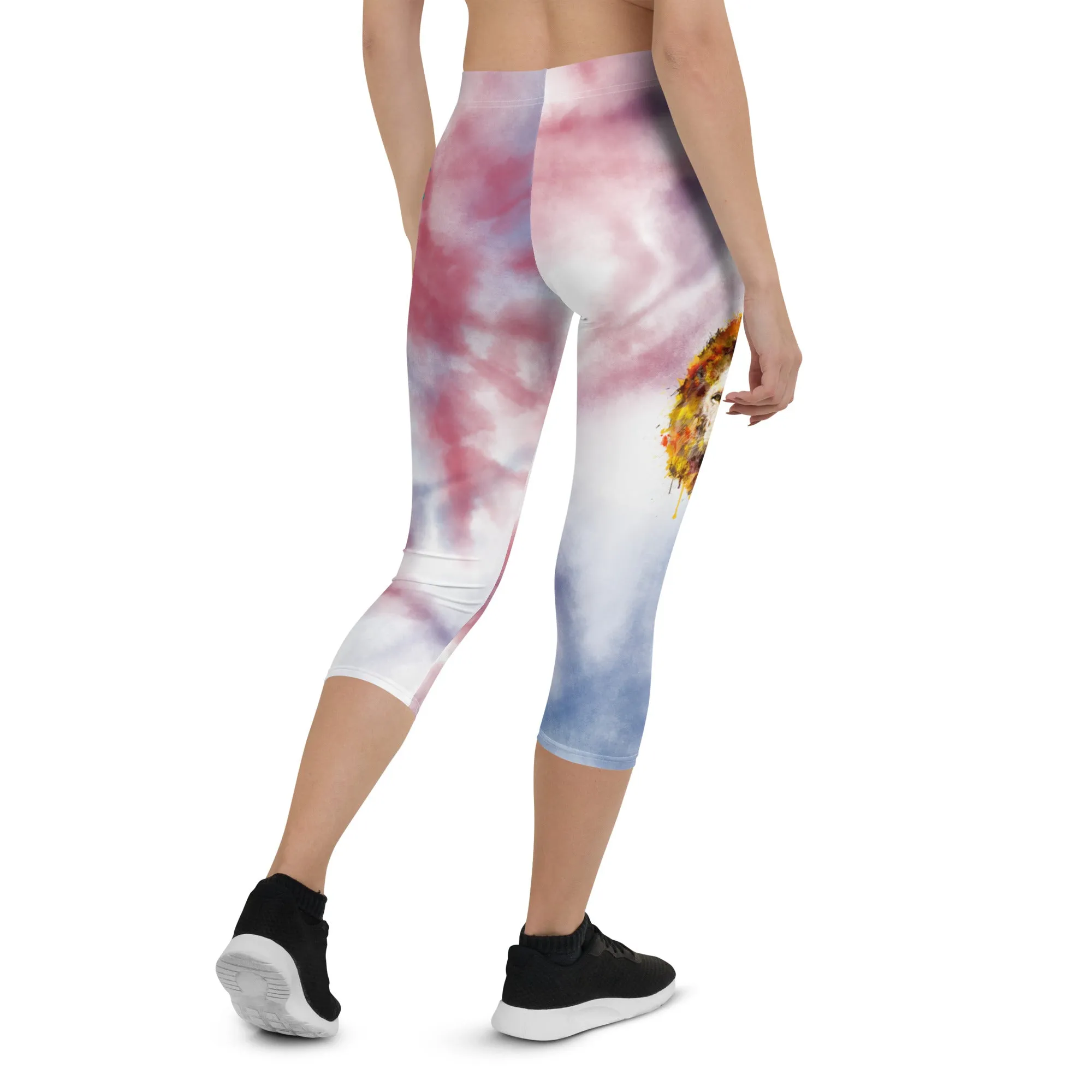 Tie Dye Capri Leggings