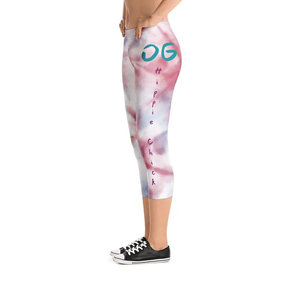 Tie Dye Capri Leggings