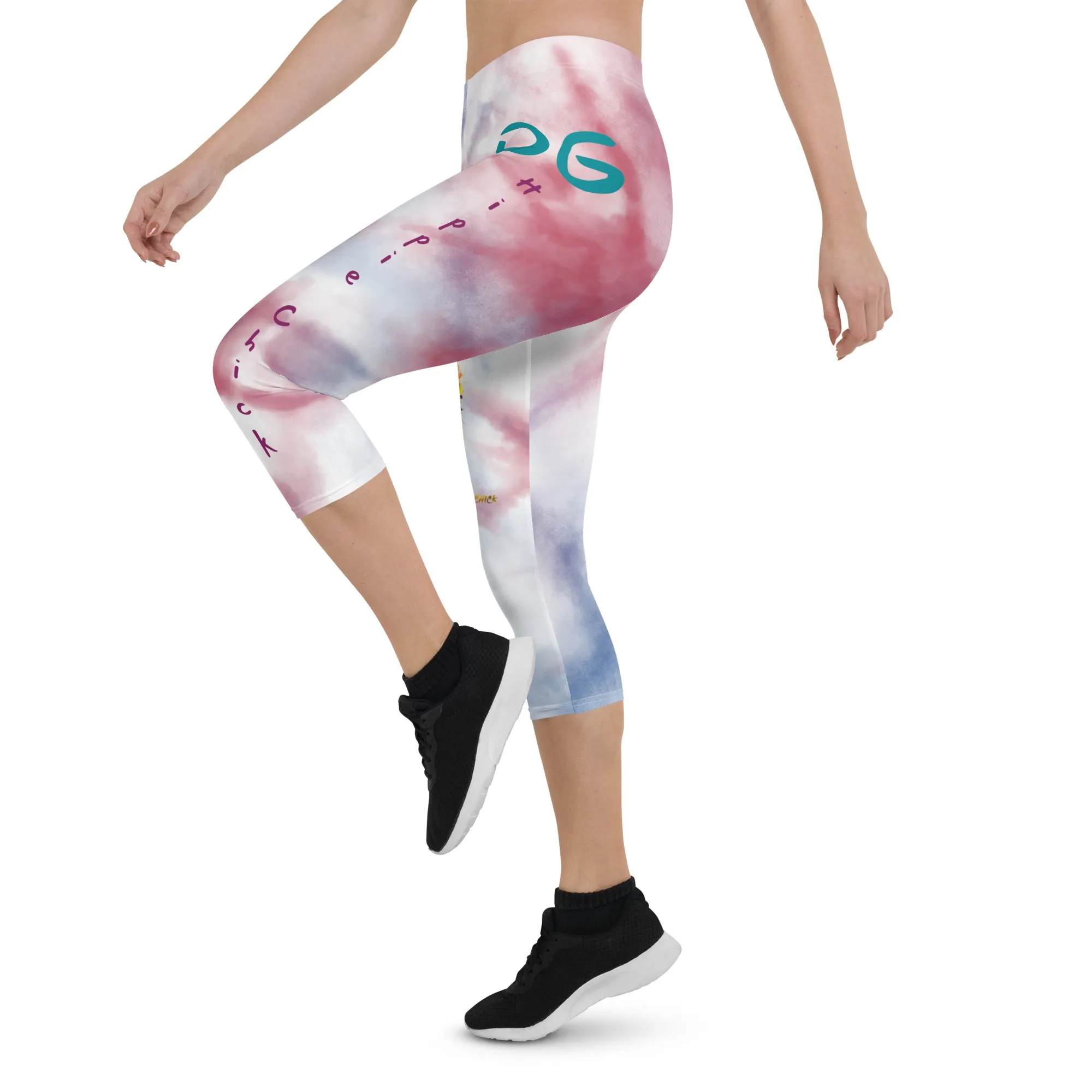 Tie Dye Capri Leggings