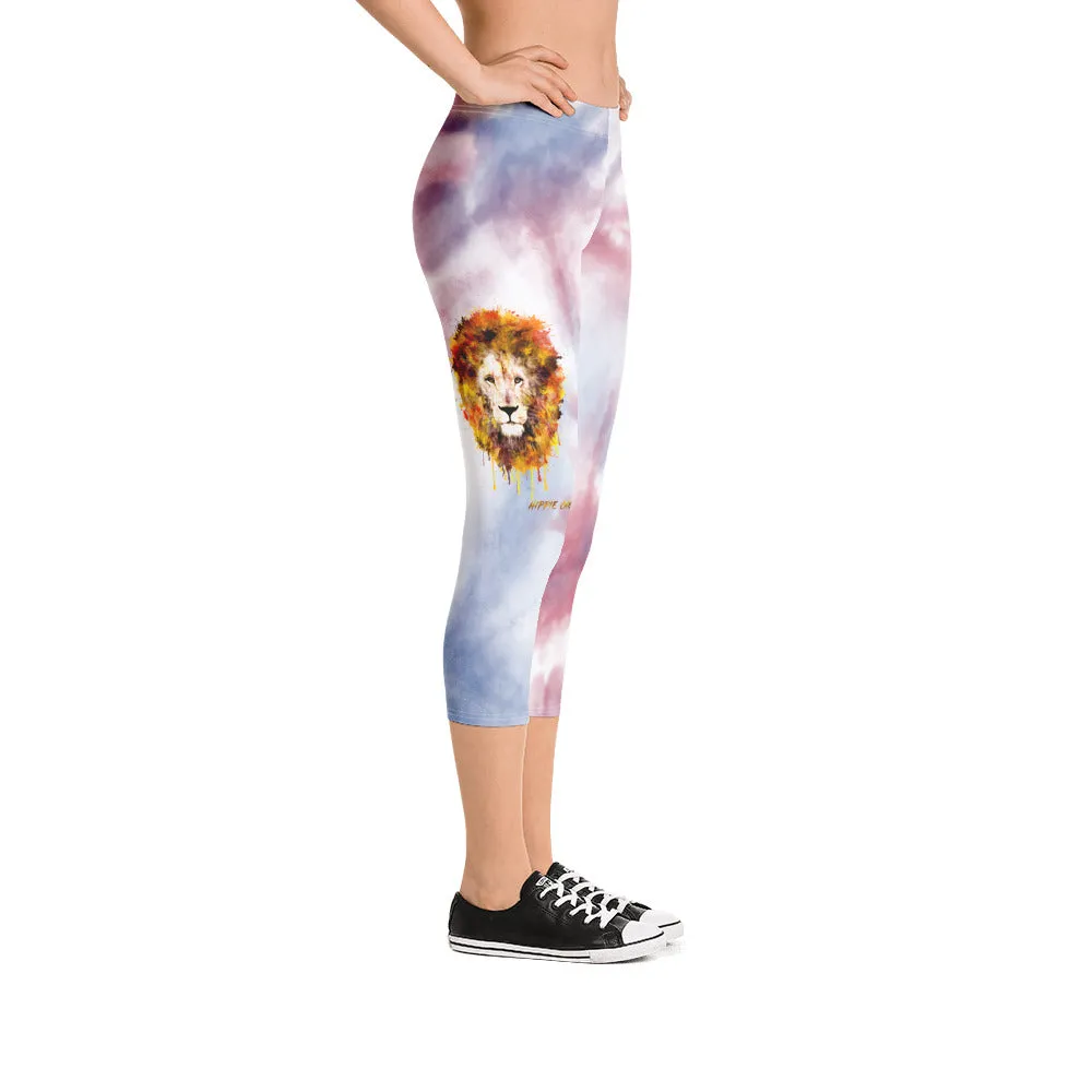 Tie Dye Capri Leggings