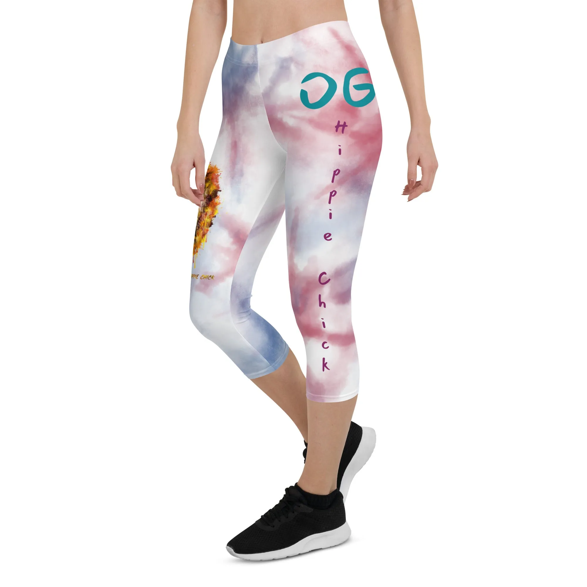 Tie Dye Capri Leggings