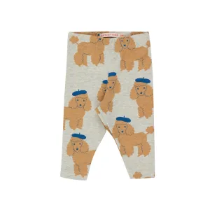Tiny Poodle Baby Pant, Light Grey