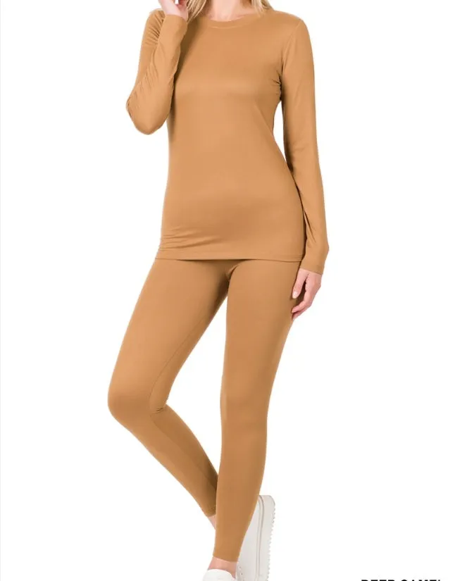 Tommie Long Sleeve Super Soft Leggings Set