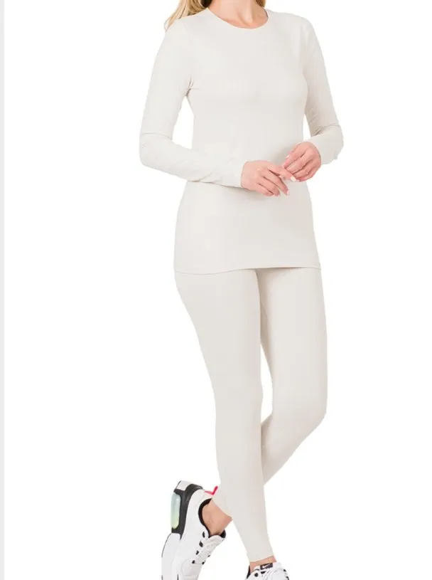 Tommie Long Sleeve Super Soft Leggings Set