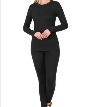 Tommie Long Sleeve Super Soft Leggings Set