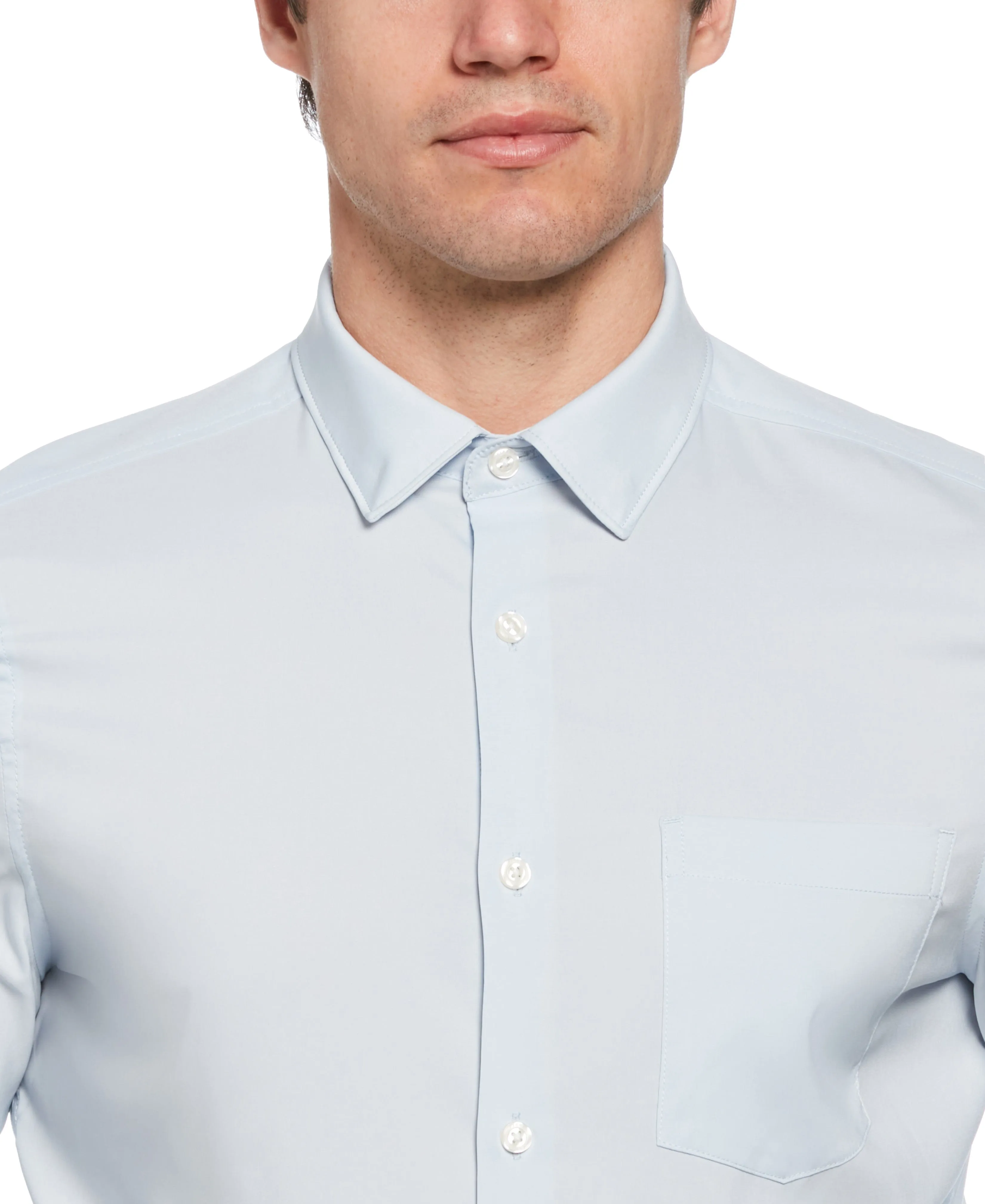 Total Stretch Slim Fit Heather Shirt