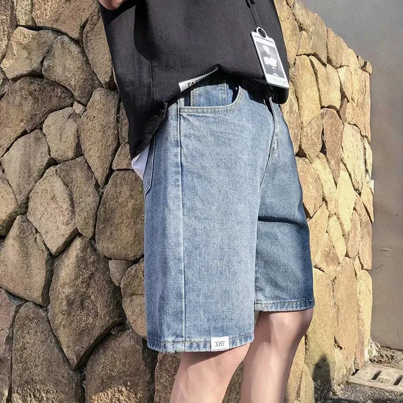 TrendX Weite Denim Shorts für Männer